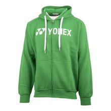 Yonex Kapuzenjacke Full-Zip Logo Hoodie (Baumwolllmix) grün Herren